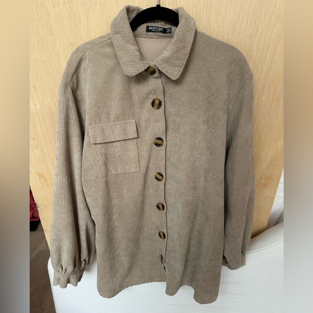 Nasty Gal Cordoroy Button Down